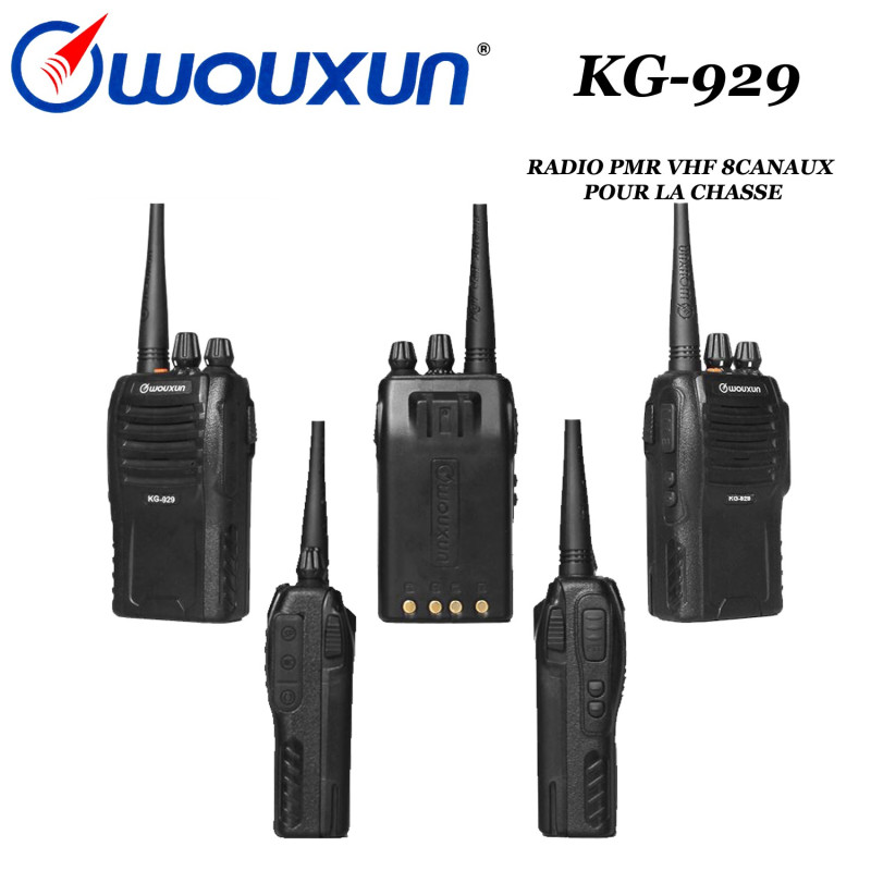 WOUXUN KG-998 Radio PMR pour la chasse de type talkie walkie FM VHF