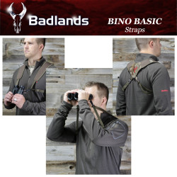 BADLANDS Bino Basic Straps Ultra-comfortable harness strap for binoculars 