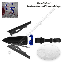 G5 DEADMEAT Mechanical three-blade point 100 and 125 grains