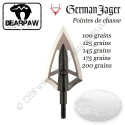 BEARPAW GERMAN JAGER Vaste twin-blade broadheads