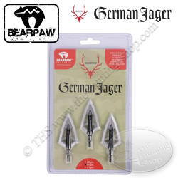 BEARPAW GERMAN JAGER Fixed twin-blade broadheads