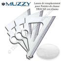 MUZZY Cuchillas de recambio Trocar para puntas de caza trilame de 3 x 100 granos