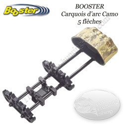 BOOSTER Bogenköcher 5 Pfeile für Compound schwarz oder camo kryptek highlander 