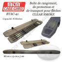 MTM Case-Gard BTAC-41 Pfeilbox TRAVELER CLEAR SMOKE zum Transport und zur Aufbewahrung von 6 Pfeilen