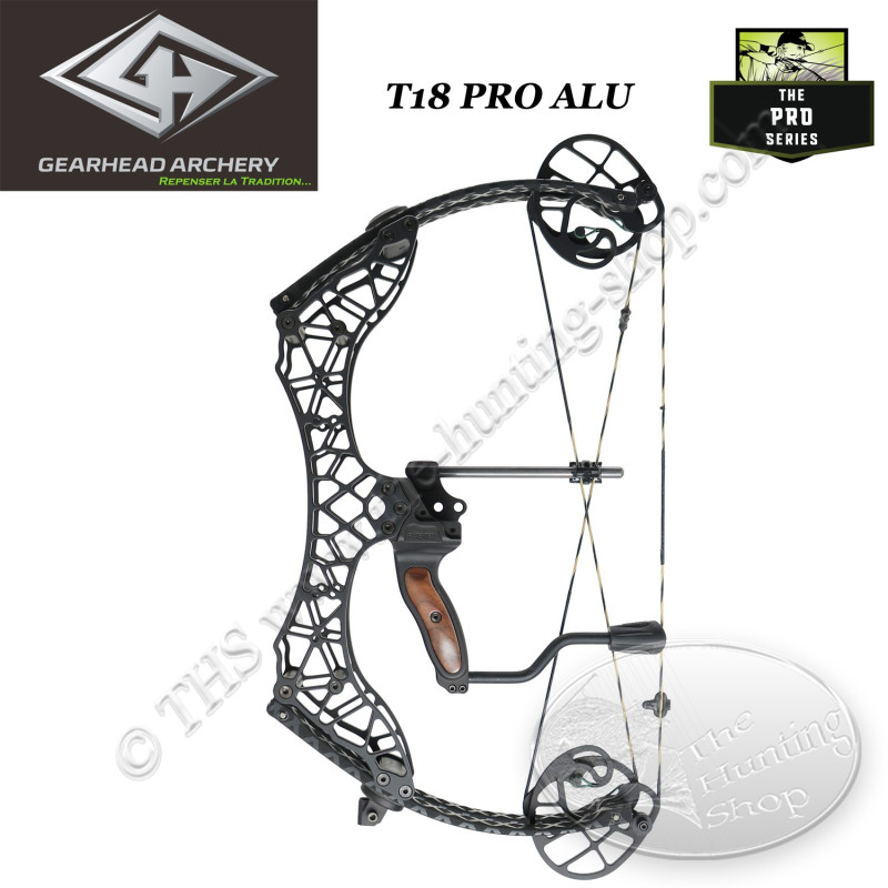 GEARHEAD ARCHERY Serie Pro ALU T18 T20 T24 Arco compound in alluminio 7075 ultracompatto e leggero