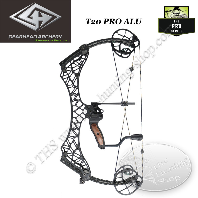 GEARHEAD ARCHERY Pro Series ALU T18 T20 T24 Arco compuesto de aluminio 7075 ultracompacto y ligero