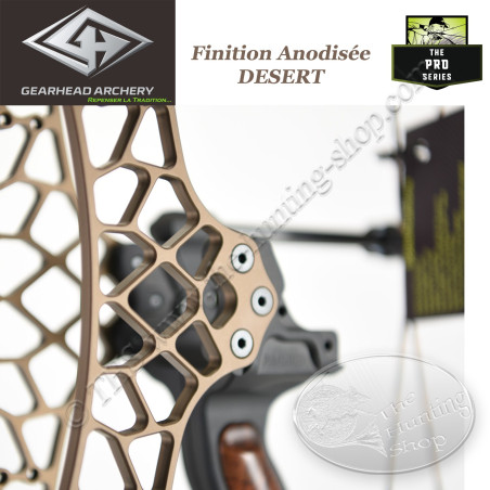 GEARHEAD ARCHERY Serie Pro ALU T18 T20 T24 Finitura anodizzata DESERT TAN