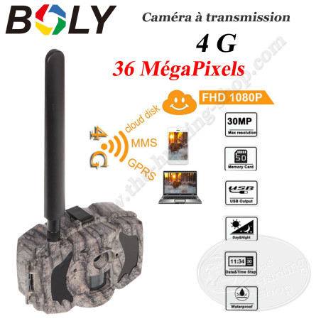 BOLY MG984G-36M Cámara de caza y vigilancia con transmisión de foto y vídeo 4G