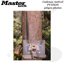 MASTER LOCK CAMO anti-diefstal zelfborgende Python kabel om je cameravallen te beveiligen