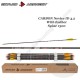 SKYLON ARCHERY Carbon Novice ID 4.2 feathered arrow with natural feathers Spine 1300