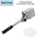 HECK-PACK Fixation rapide pour attache-remorque (sans panier)