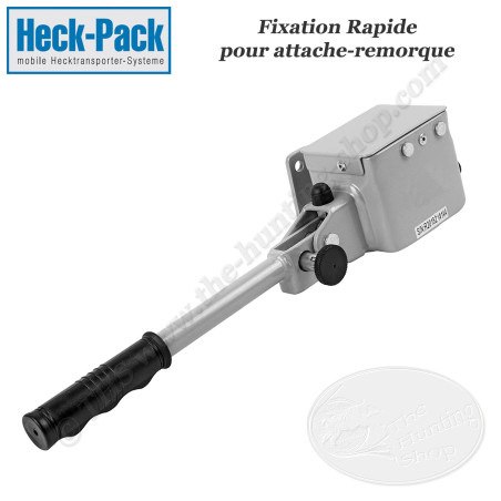 HECK-PACK Quick-release coupling for trailer hitch (without basket)