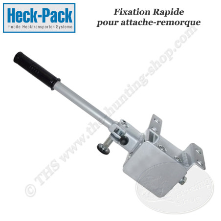 HECK-PACK Quick-release coupling for trailer hitch (without basket)