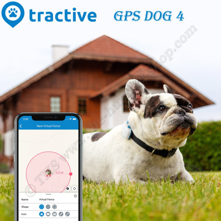 TRACTIVE GPS DOG 4 - Collar GPS para perros con rastreador de actividad