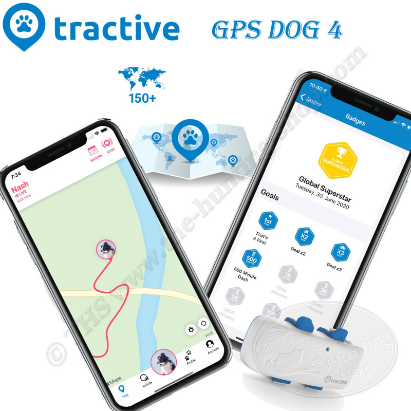 GPS pour Chat avec suivi d'activité Tractive