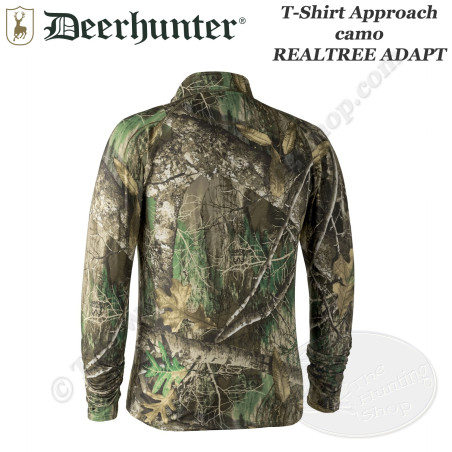 DEERHUNTER Approach camo t-shirt lange mouwen Realtree Adapt - 8854 - Terug