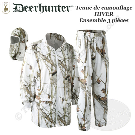 DEERHUNTER Juego de camuflaje de 3 piezas Winter Snow - 2118