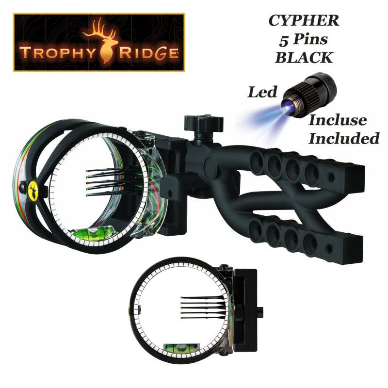 TROPHY RIDGE Cypher 5 Black Hunting sight