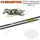 EASTON Axis 6 3D carbon 5mm feathered hunting and shooting arrows with 2-inch Blazer vanes