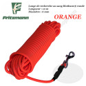 FRITZMANN Biothane Blutsuchleine RUNDE Orange oder Gelb 10 Meter