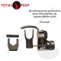 TOTAL PEEP Gaine silencieuse et durable pour fourchette de repose-flèche QAD Classique