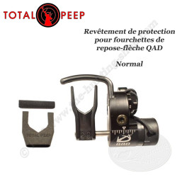 TOTAL PEEP QAD Funda silenciosa y duradera para horquilla de reposaflechas Classic