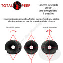 TOTAL PEEP Visera de caza antirreflejos "Toujours Droite