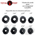 TOTAL PEEP Visera de caza antirreflejos "Toujours Droite