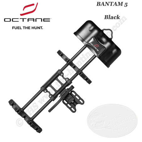 OCTANE Köcher BANTAM 5 Pfeile SCHWARZ für Compoundbogen