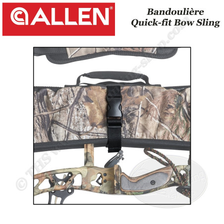 ALLEN Quick-Fit Bow Sling Cover met touw- en kabelbescherming