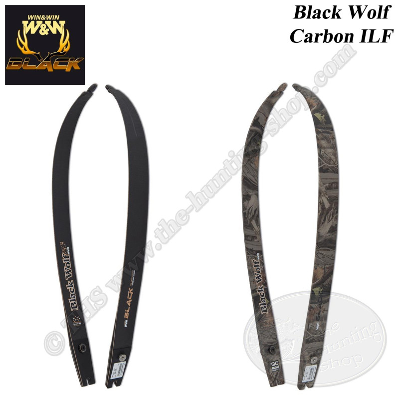 WIN&WIN BLACK archi in carbonio ILF BLACK WOLF per archi da caccia recurve tradizionali