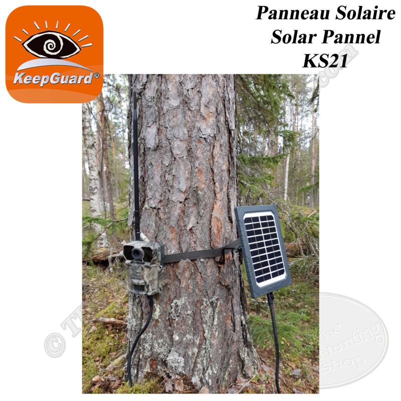 KEEPGUARD KS21 Solarpanel für Kamera Fotofalle KG895