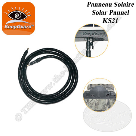 KEEPGUARD Panel solar KS21 para cámara trampa KG895