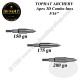 TOPHAT ARCHERY Apex 3D Combo plumines de acero inoxidable atornillables de 5/16" 150 - 175 - 200 grains