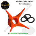 TOPHAT ARCHERY Arrow Stopper Entrave en plastique pour l'entrainement, la billebaude ou la chasse au petit gibier