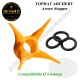 TOPHAT ARCHERY Arrow Stopper Entrave en plastique pour l'entrainement, la billebaude ou la chasse au petit gibier