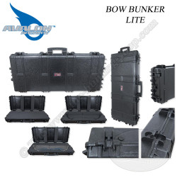 AVALON Tec X Bow Bunker LITE Estuche rígido de protección y transporte con ruedas integradas para arcos compuestos