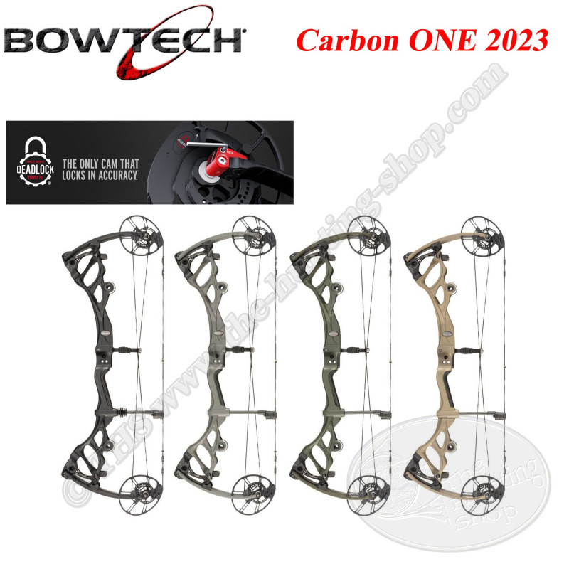 BOWTECH Carbon ONE 2023 Arco compound Sistema di camme Deadlock