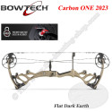 Arco compuesto BOWTECH Carbon ONE 2023 Sistema Deadlock Cam - FLAT DARK EARTH