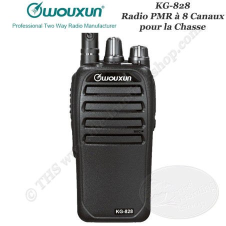 WOUXUN KG-828 Compacto FM VHF walkie-talkie PMR radio de caza