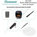 WOUXUN KG-828 Compacto FM VHF walkie-talkie PMR radio de caza