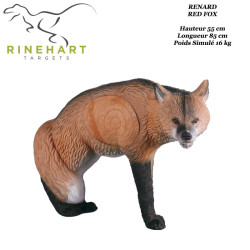 RINEHART Red Fox 3D schietschijf voor boogschieten