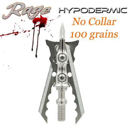 Rage Hypodermic NC No Collar 100 grains closed