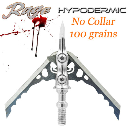 Rage Hipodérmica NC Sin Collar 100 grains abierta