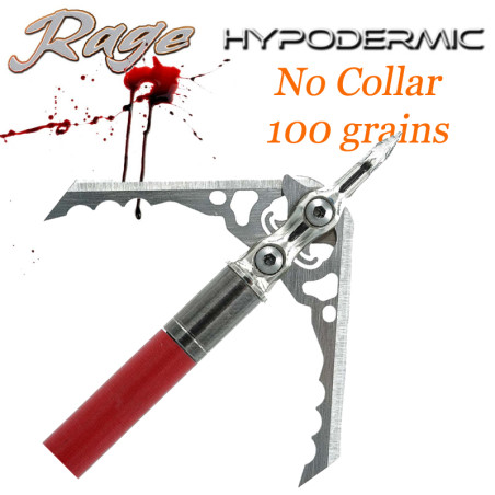 Rage Hypodermic NC senza collare 100 grani aperto su asta