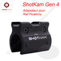 ShotKam Gen 4 - Adaptador para carril Picatinny