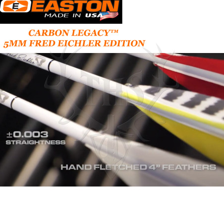 Easton Carbon Legacy 5mm - Traditional Imitation Wood Arrows Fred Eichler Edition