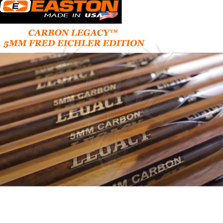 Easton Carbon Legacy 5mm - Traditional Imitation Wood Arrows Fred Eichler Edition