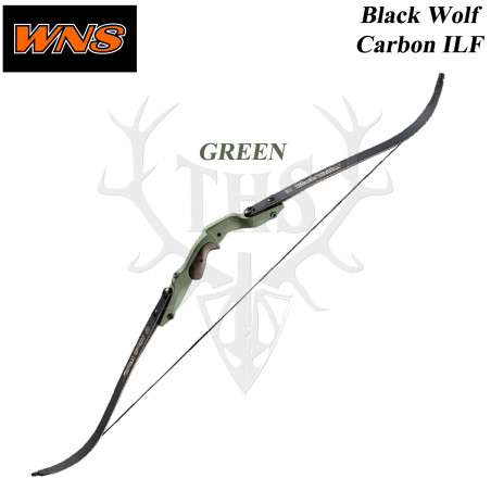 WNS BLACK WOLF arco in carbonio per arco da caccia ricurvo standard ILF