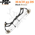 PSE MACH 33 DS – Arc de Chasse 2025 en Carbone Rapide et Ultra-Léger - BLACK BRONZE